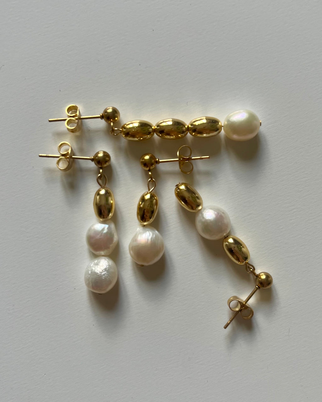 Orecchini Chicco di riso oro