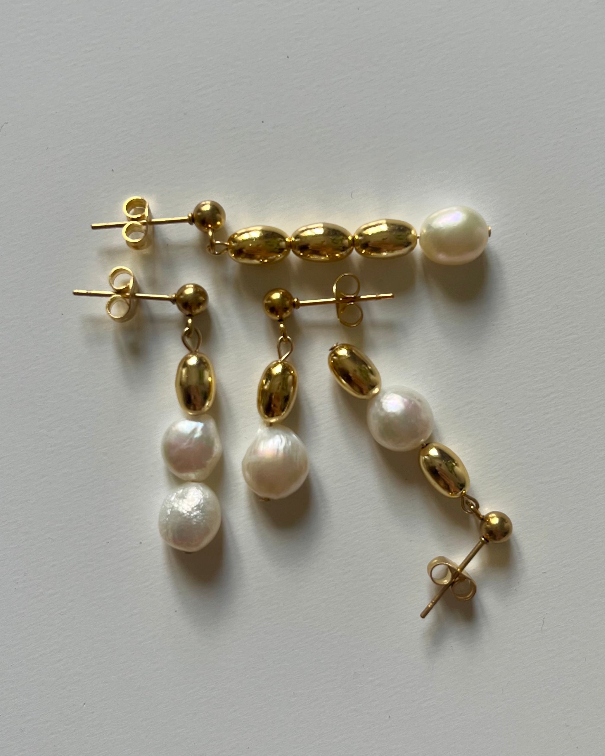 Orecchini Chicco di riso oro